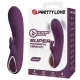 Vibrator Rabbit Reîncărcabil din Silicon, Mov