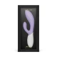 Vibrator dublu pentru G-spot și clitoris din silicon, lavandă