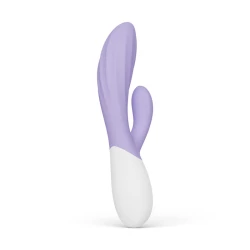 Vibrator dublu pentru G-spot și clitoris din silicon, lavandă