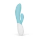 Dublu vibrator pentru G-spot și clitoris din silicon, albastru