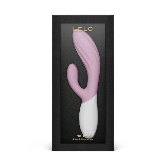 Vibrator dublu G-spot și clitoris din silicon, lavandă
