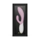 Vibrator dublu G-spot și clitoris din silicon, lavandă