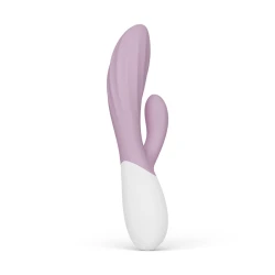 Vibrator dublu G-spot și clitoris din silicon, lavandă