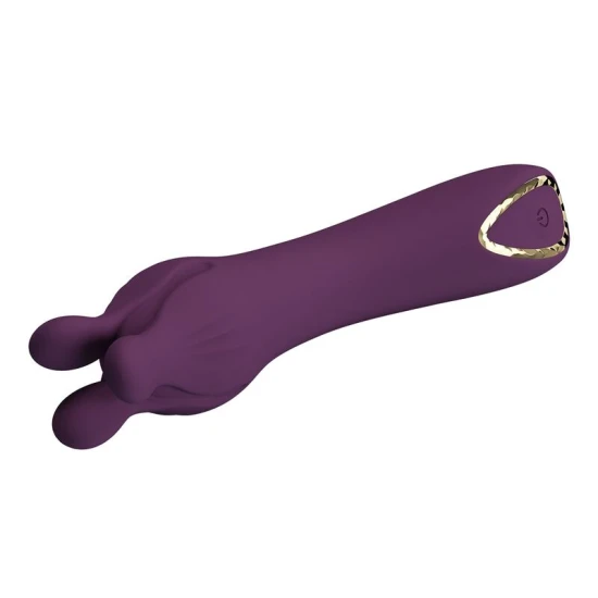 Vibrator reîncărcabil Lunao din silicon, mov