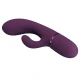 Vibrator Rabbit Reîncărcabil din Silicon, Mov, 10 Funcții
