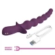 Vibrator anal din silicon, mov, 10 funcții