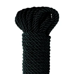Frânghie deluxe din mătase tip silk, neagră, 9.75 m