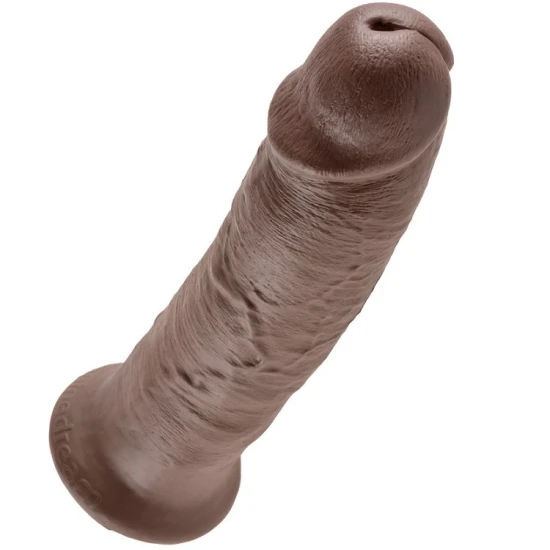 Dildo KING COCK - 10, Maro, 25.4 CM