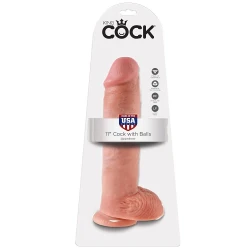 Dildo realist din cauciuc, culoare flesh, 28 cm