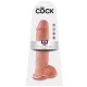 Dildo realist din cauciuc, culoare flesh, 28 cm
