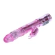 Vibrator Bunny Roz din Silicon, Reîncărcabil USB