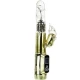 Vibrator Rabbit Siberia Passion Gold din silicon și TPE, auriu