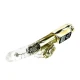 Vibrator Rabbit Siberia Passion Gold din silicon și TPE, auriu