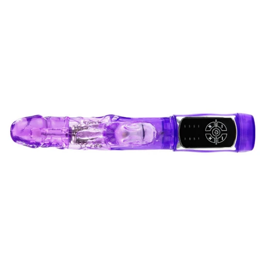 Vibrator Rabbit Passion Baron din silicon și TPE, negru