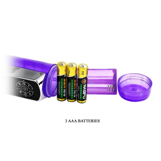 Vibrator Rabbit Passion Baron din silicon și TPE, negru