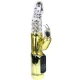 Vibrator Rabbit Gold Prince din silicon și TPE, auriu