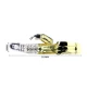 Vibrator Rabbit Gold Prince din silicon și TPE, auriu