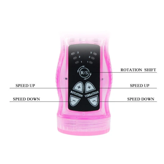 Vibrator Rabbit Intimate Lover din gelatin, lila, universal