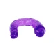 DILDO DUBLĂ - Tip Produs Model, Liliac - Jelly flexibil