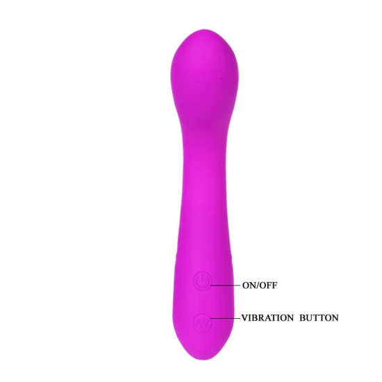 Masajer vibrator Tony din silicon, lila
