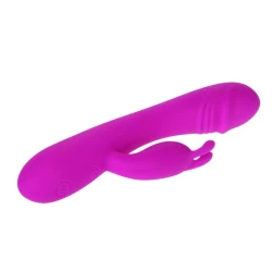 Vibrator inteligent cu iepuraș, silicon, 30 moduri