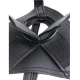Harness cu penis realist din cauciuc, negru, universal