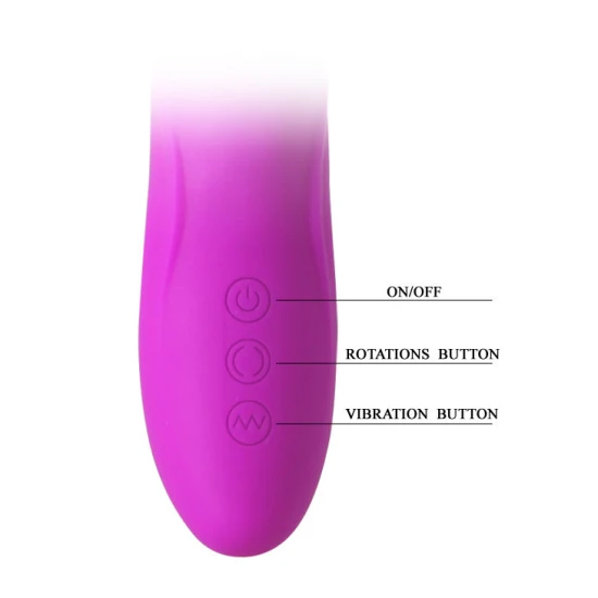 Vibrator Ward Rabbit U&Down din silicon, roz, universal