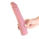 Dildo Realistic - Silicon, 23cm, Alb