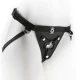 Ham Strap-On din vinil, negru, universal