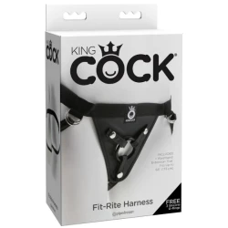 Ham Strap-On din vinil, negru, universal