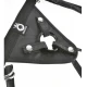 Ham Strap-On din vinil, negru, universal