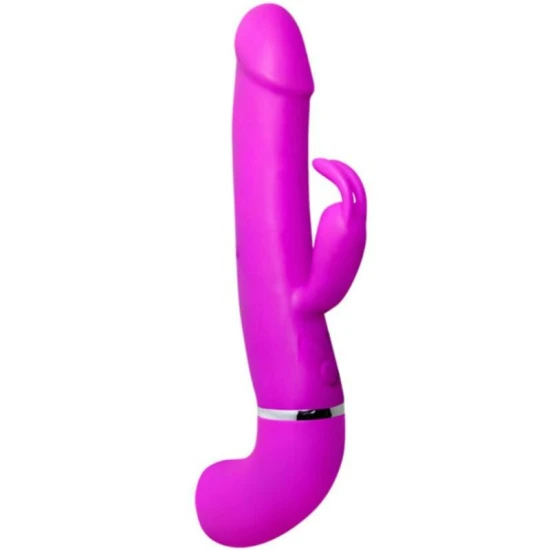 Vibrator Henry din silicon, roz, 12 moduri