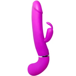 Vibrator Henry din silicon, roz, 12 moduri