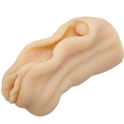 Masturbator Mini - Design Vaginal, Alb, Mărime Unică