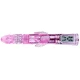 Vibrator cu rotație și pulsații, silicon, roz