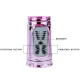 Vibrator cu rotație și pulsații, silicon, roz