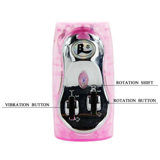 Vibrator Rabbit cu rotație, TPR, multiviteză