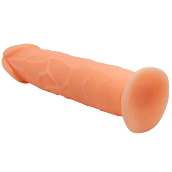 DILDO REALIST - Model cu ventuză, Culoare naturală - 19.8 cm