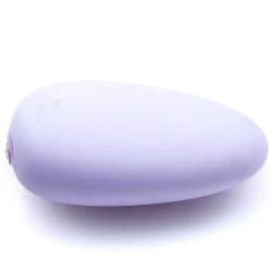 Masseur intim din silicon, liliac, cu mască satinată