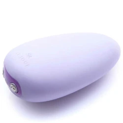 Masseur intim din silicon, liliac, cu mască satinată