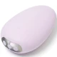 Masseur intim din silicon, liliac, cu mască satinată