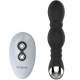 Masajer prostatic Dragon din silicon și ABS, negru