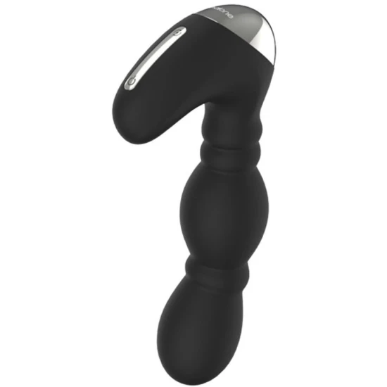 Masajer prostatic Dragon din silicon și ABS, negru