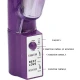 Vibrator Rabbit Pearl Rotator din TPE, Roz, 24 cm