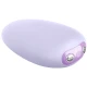 Masseur intim din silicon, liliac, cu mască satinată