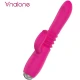 Vibrator rabbit cu vibrații, rotație și încălzire, ABS silicon