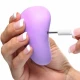 Vibrator Petite din silicon, roz, universal