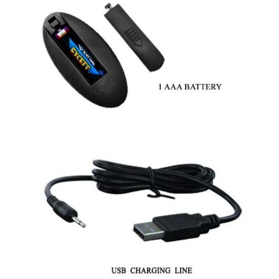 Plug anal cu vibrații și mișcare sus-jos, silicon, negru