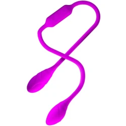 Stimulator unisex tip bici din silicon și ABS, negru