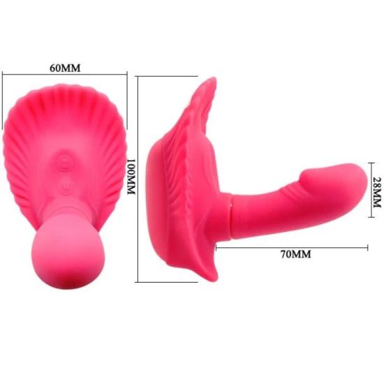 Stimulator G-Point Flirtation din silicon, cu 30 moduri